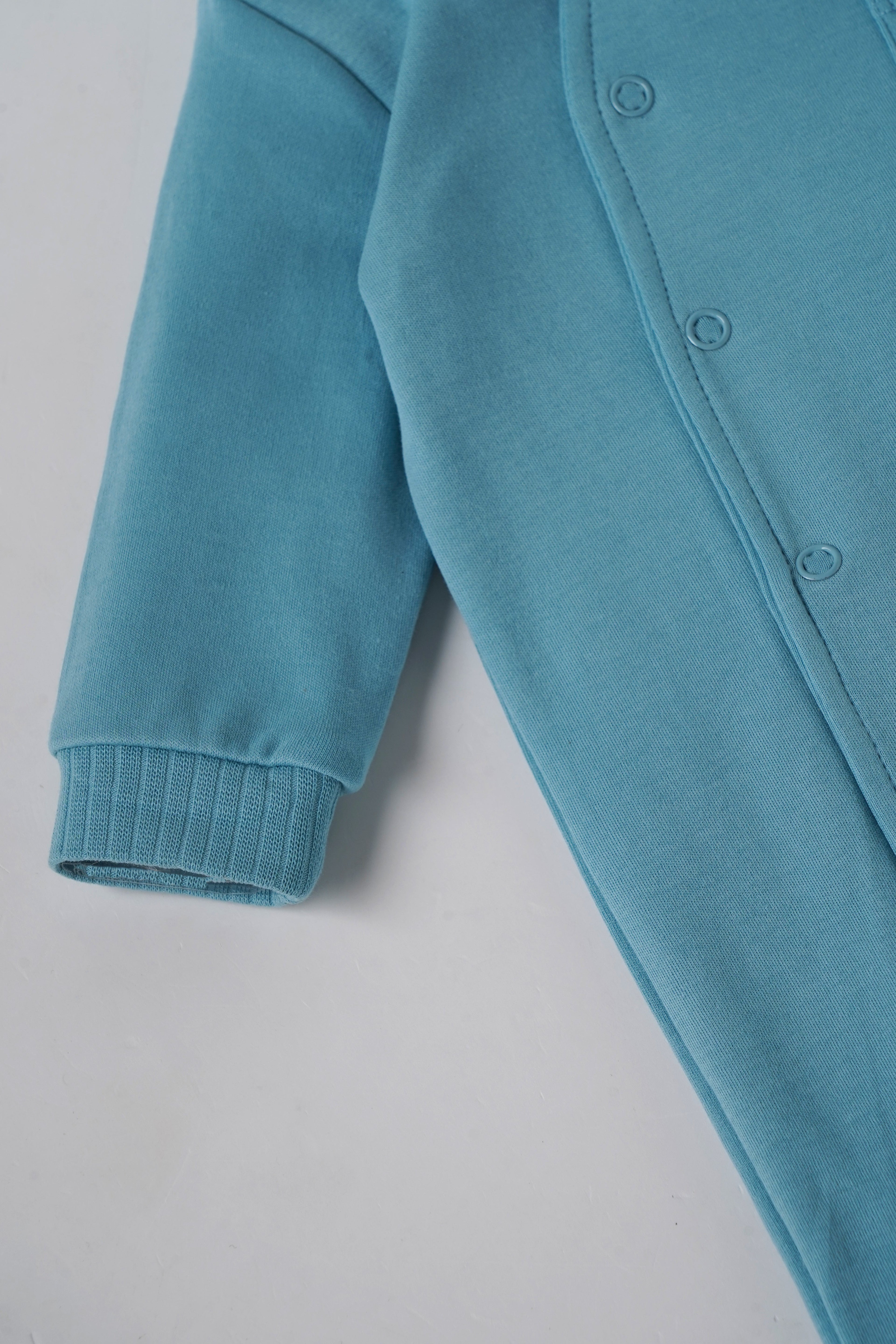 Popees Baby Boys Cotton Full Sleeve Footed Bodysuit Romper| Tiny Baby, NewBorn- 6 Months