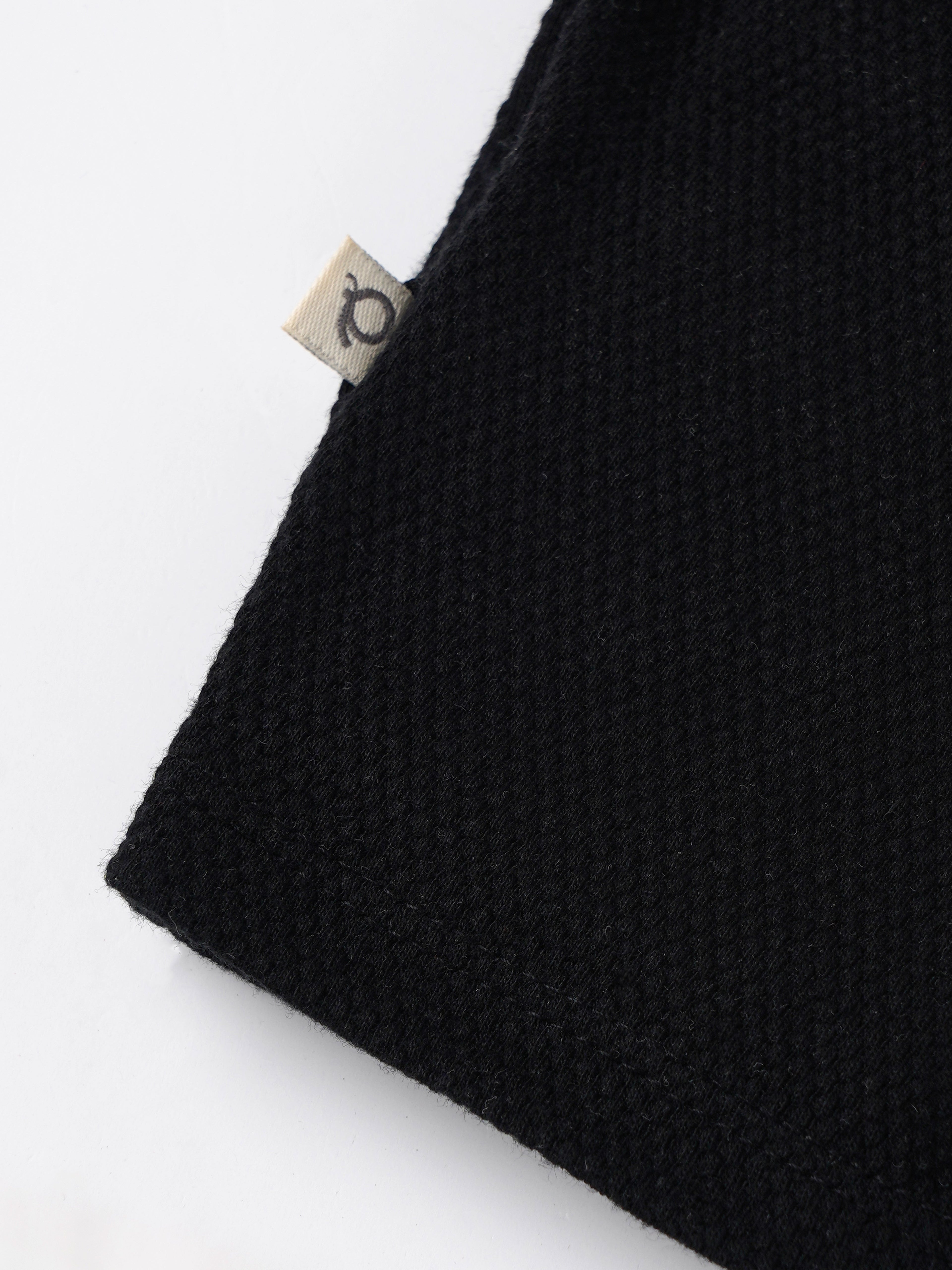 Popees Baby Boys Cotton Shorts| Black| Newborn To 9 Months