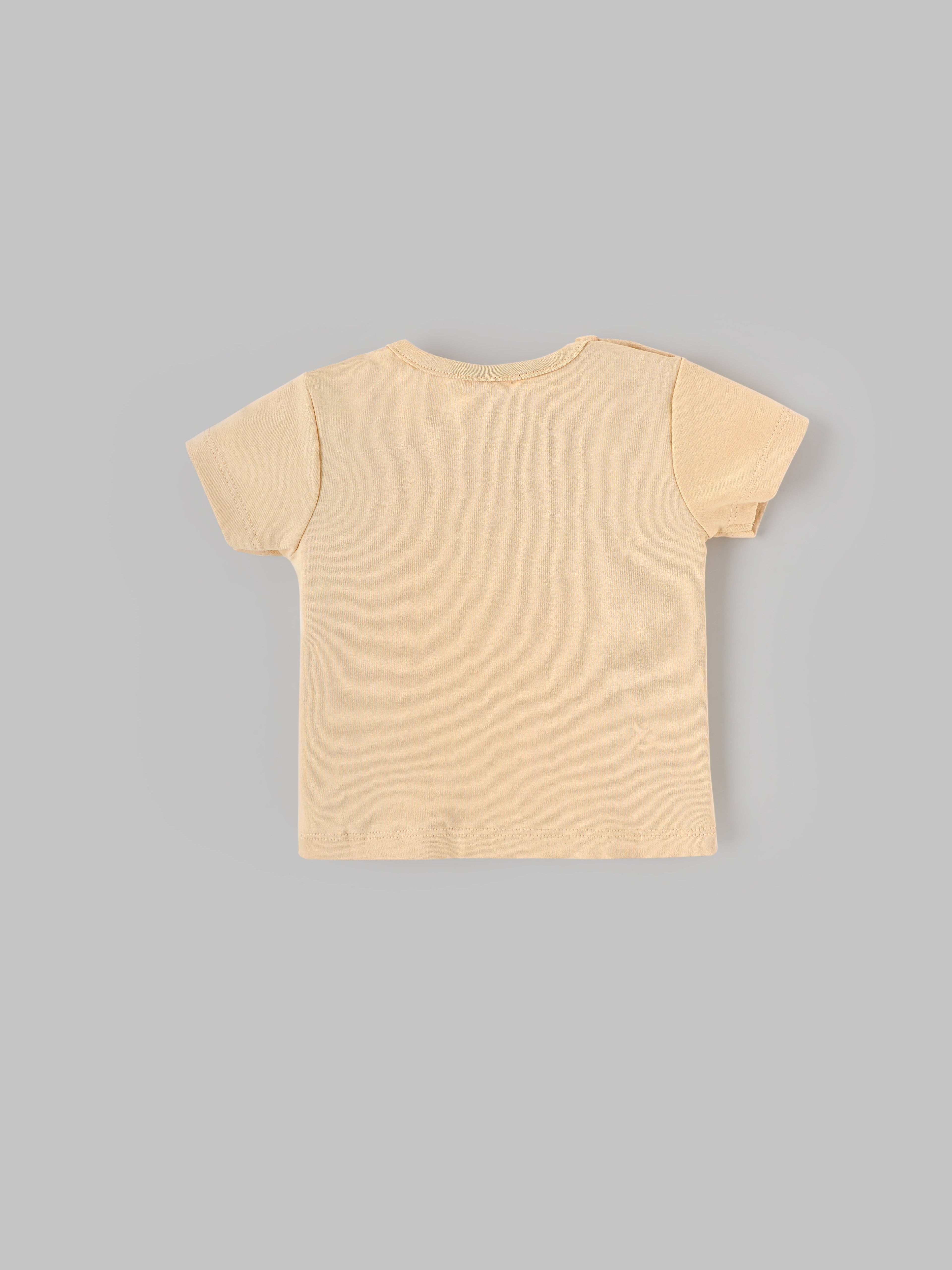 Popees Soft & Stylish Cotton Everyday Wear Printed T-Shirt(0-9 Months)for Baby Boys