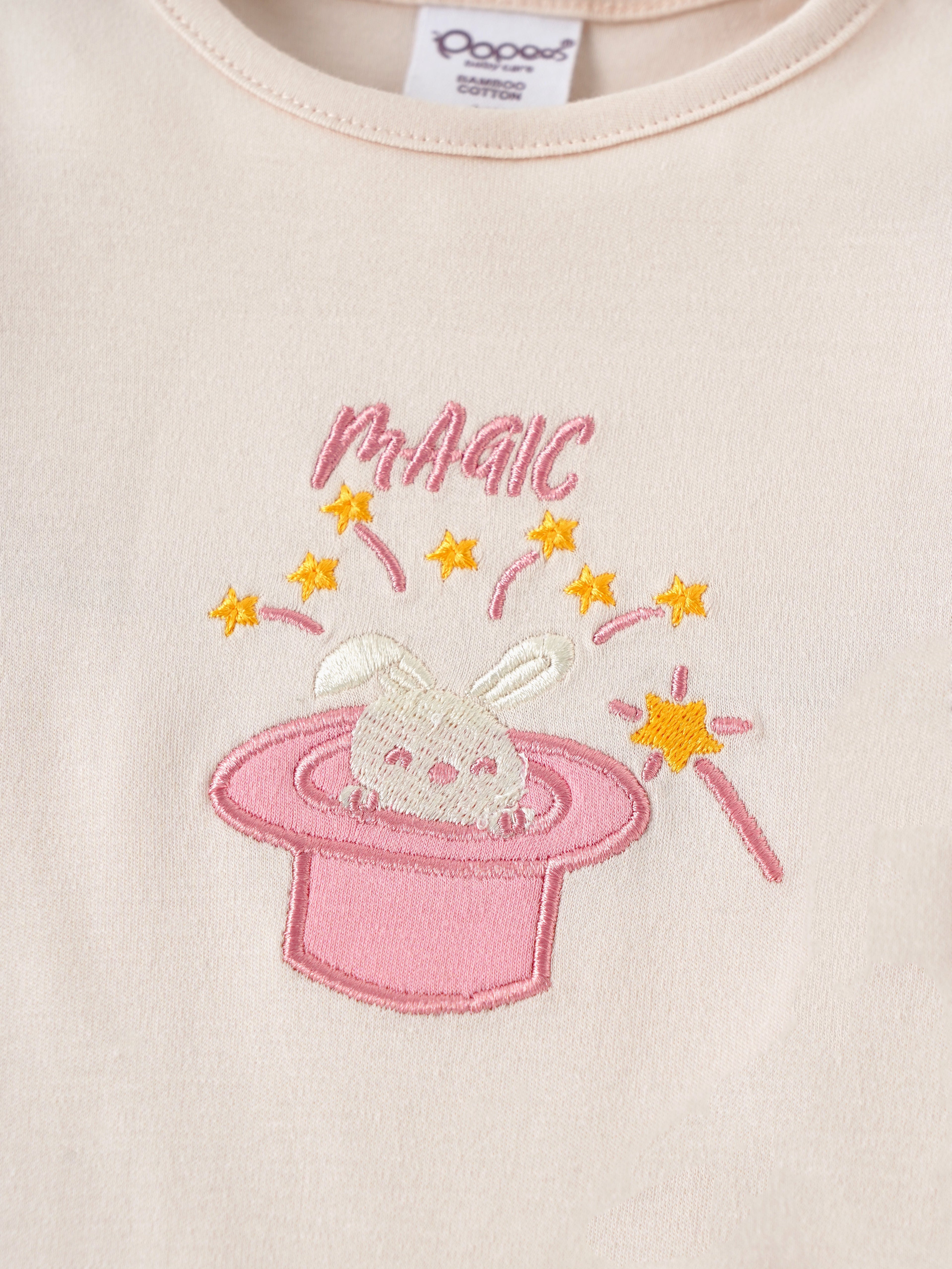 Popees Boys Half-Sleeve Front Open Chest Print Romper (0-6 Months) Made of Organic Bamboo Cotton Fabric