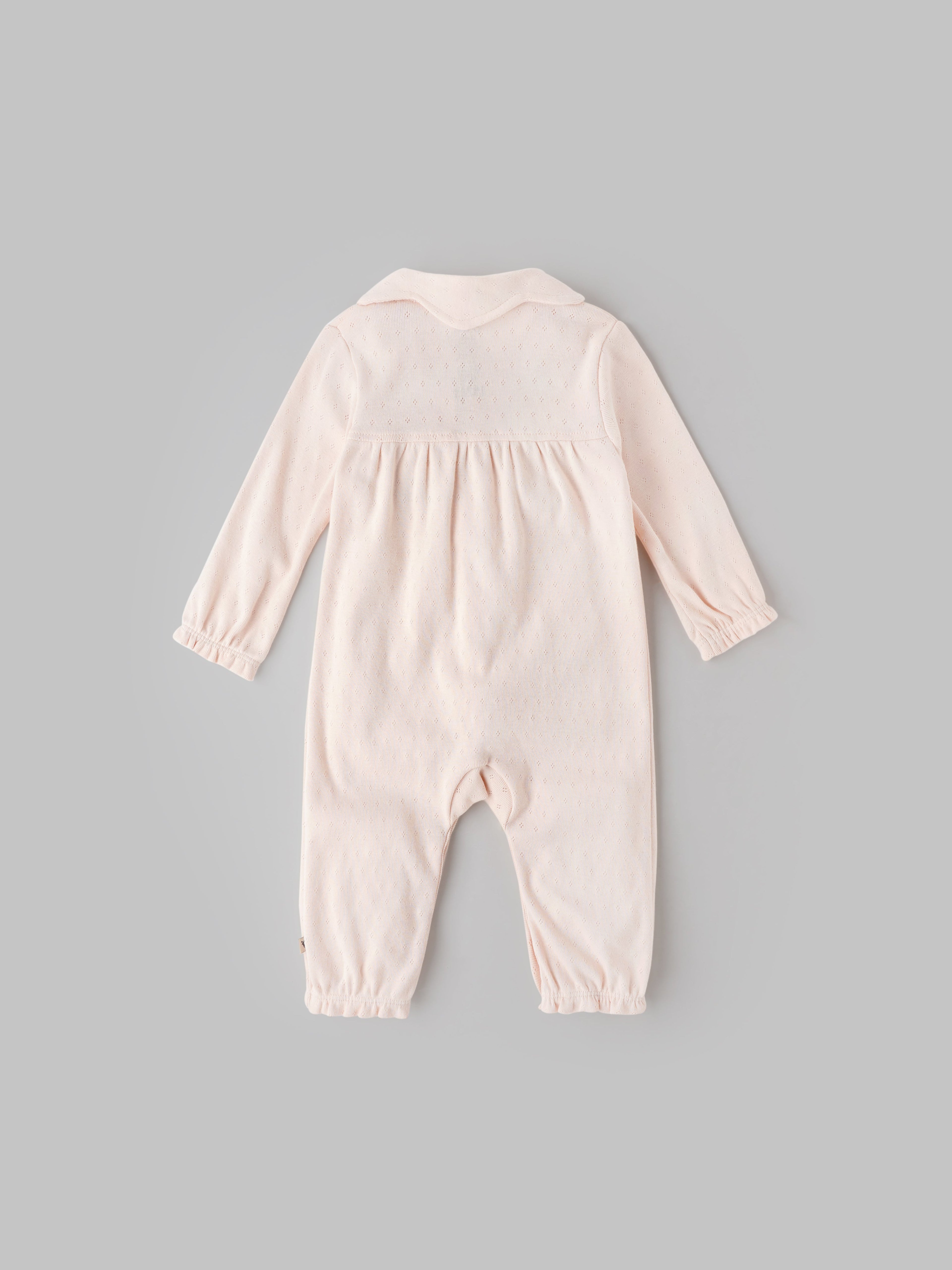 Popees Full-Sleeve Front Open Sleepsuit (0–9 Months) for Newborn Girls