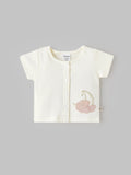 Popees Half Sleeve Front Open Jhabla (0-6 Months) for Babies