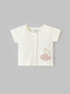 Popees Half Sleeve Front Open Jhabla (0-6 Months) for Babies