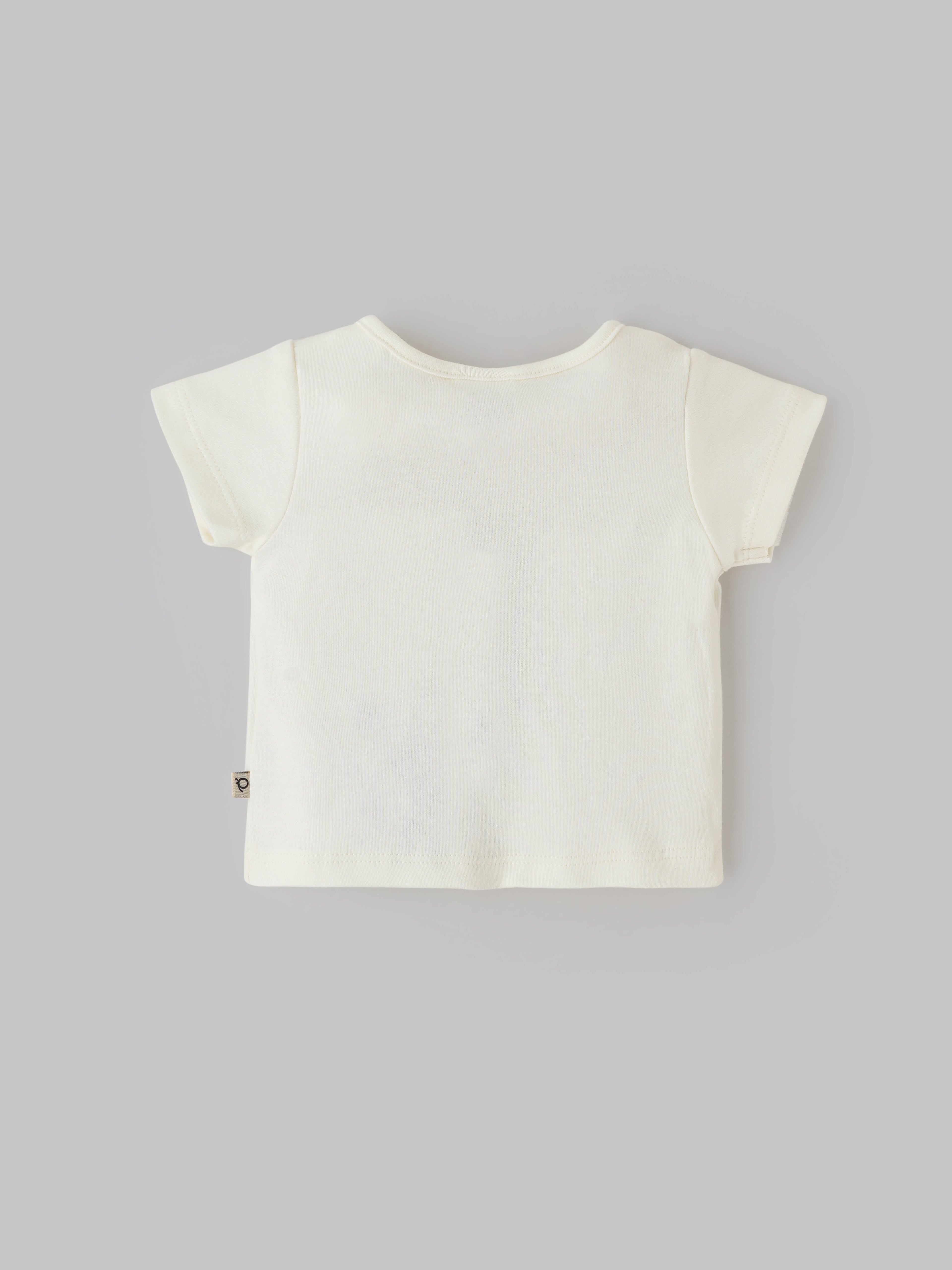 Popees Half Sleeve Front Open Jhabla (0-6 Months) for Babies