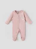 Popees Baby Unisex Cotton Footed Sleepsuit |Soft Full Sleeve with Snap Buttons (Tiny Baby, Newborn to 6 Months)