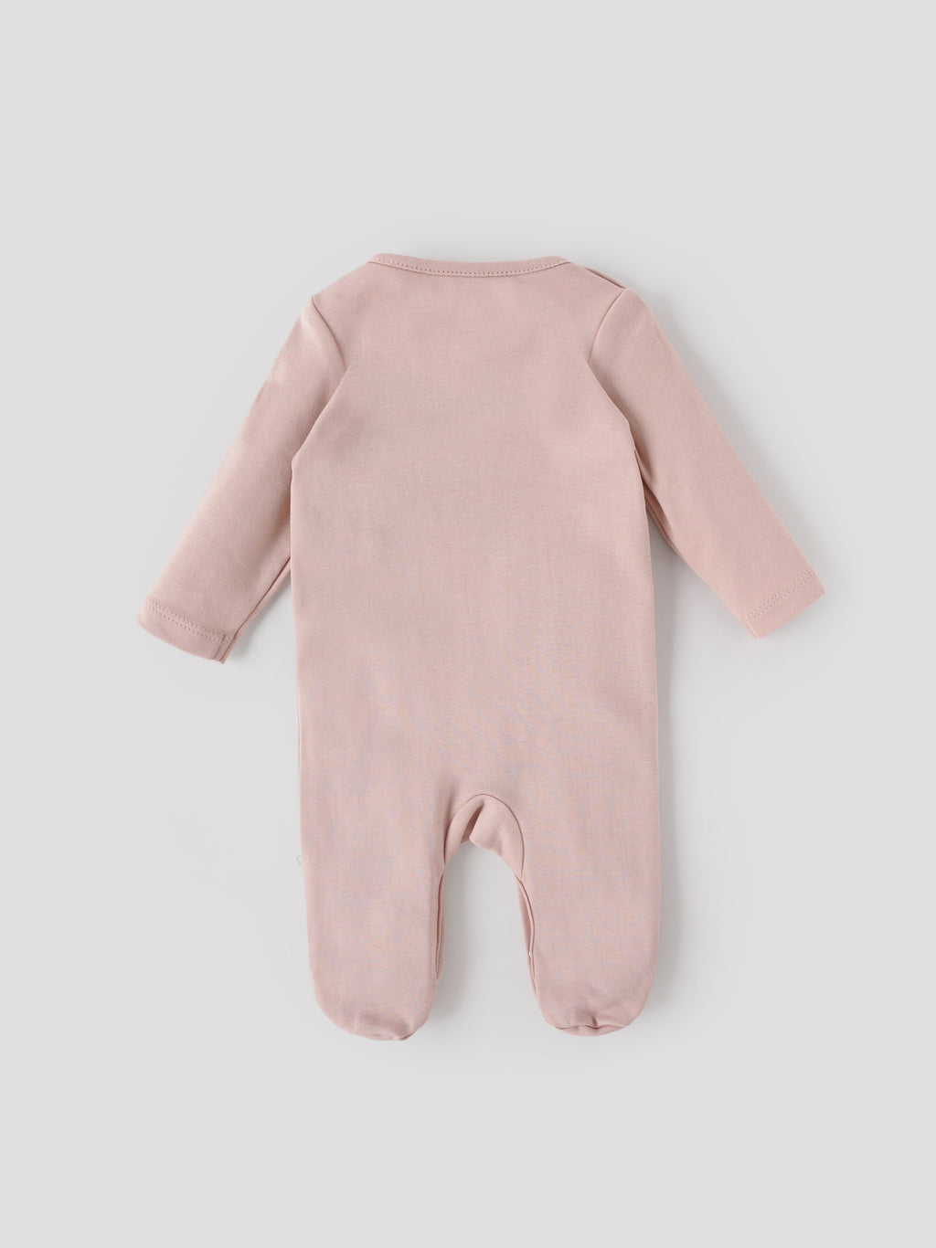 Popees Baby Unisex Cotton Footed Sleepsuit |Soft Full Sleeve with Snap Buttons (Tiny Baby, Newborn to 6 Months)