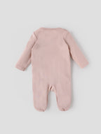 Popees Baby Unisex Cotton Footed Sleepsuit |Soft Full Sleeve with Snap Buttons (Tiny Baby, Newborn to 6 Months)