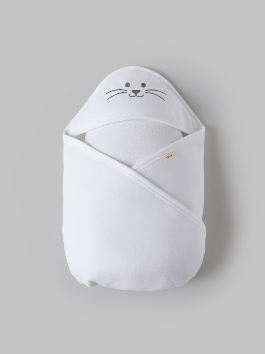 Baby Popees Soft Cotton Baby Swaddle Wrapper with Cute Face Print