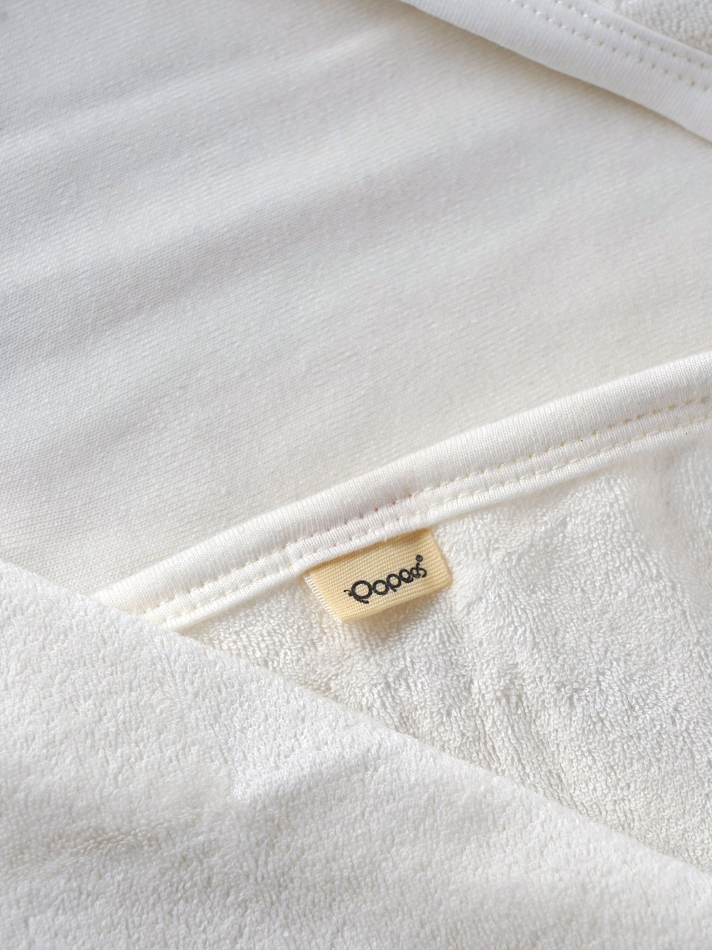 Popeesopees Soft Cotton Hooded Baby Towel with Embroidery for Newborns