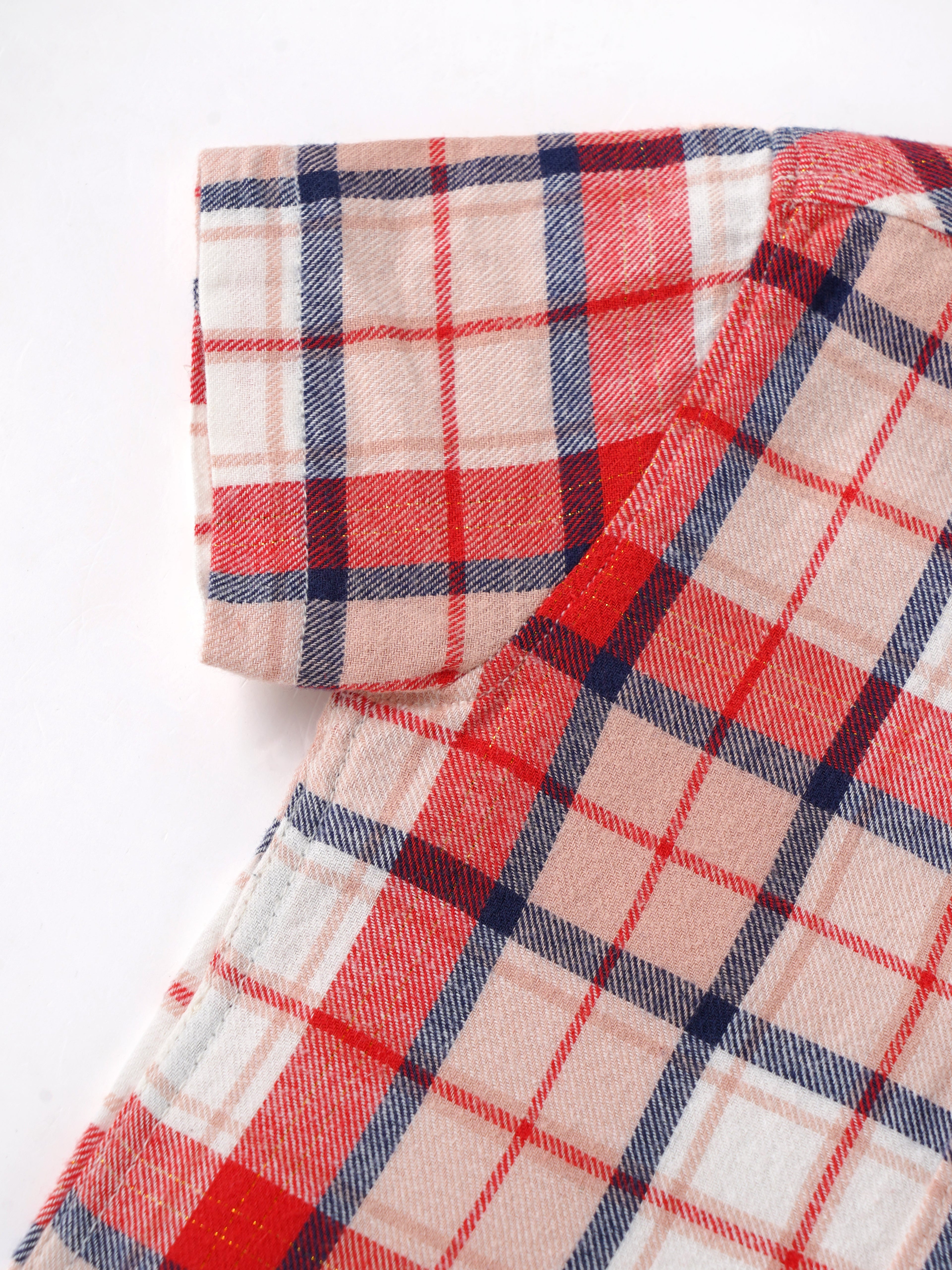 Popees Baby Boys Checked Cotton Shirt |Collared Button-Down| 9M to 4Y