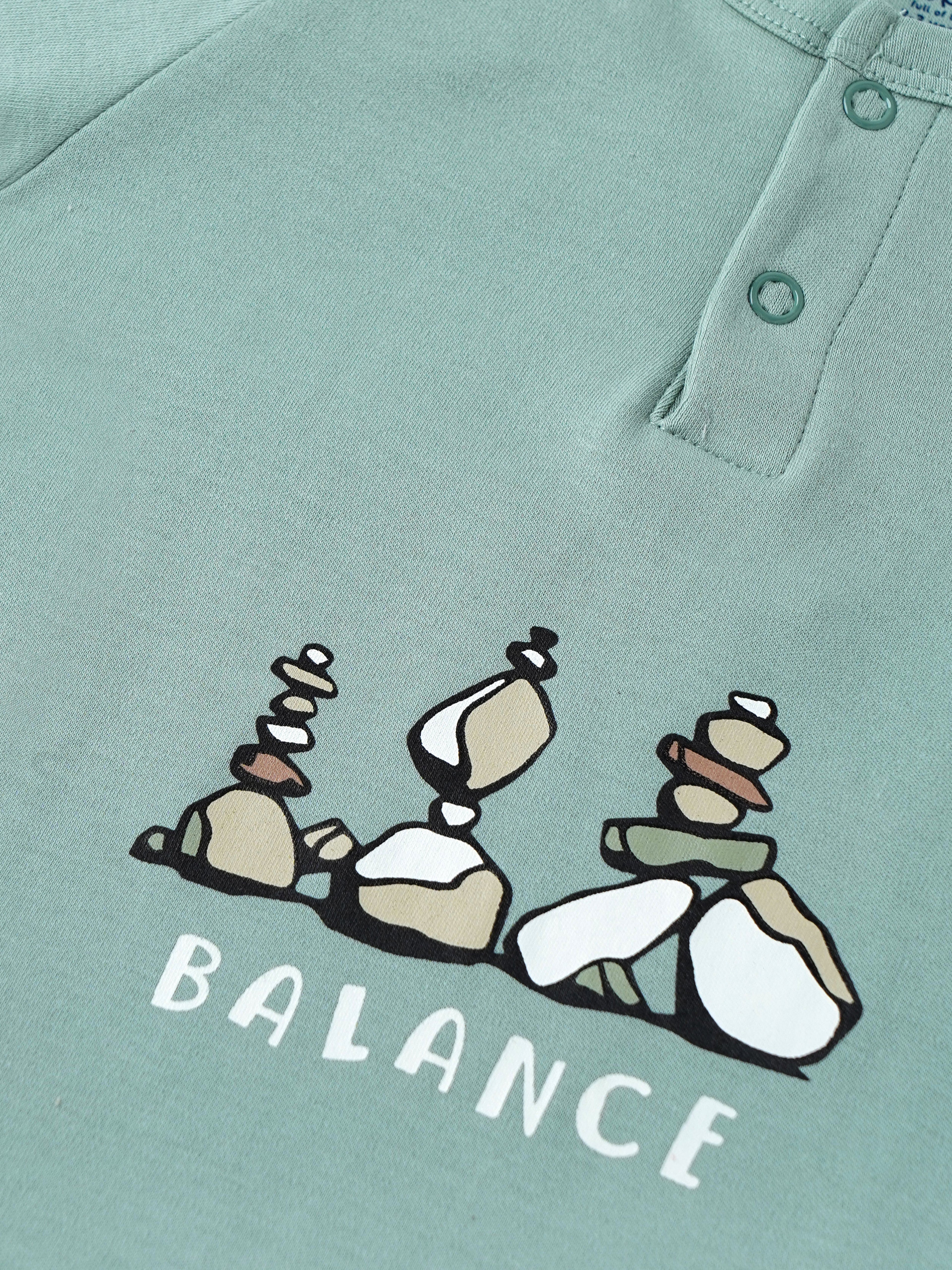 Popees Baby Boys Short Sleeve Cotton T Shirt| Mint Green| 9 Months to 4 Years