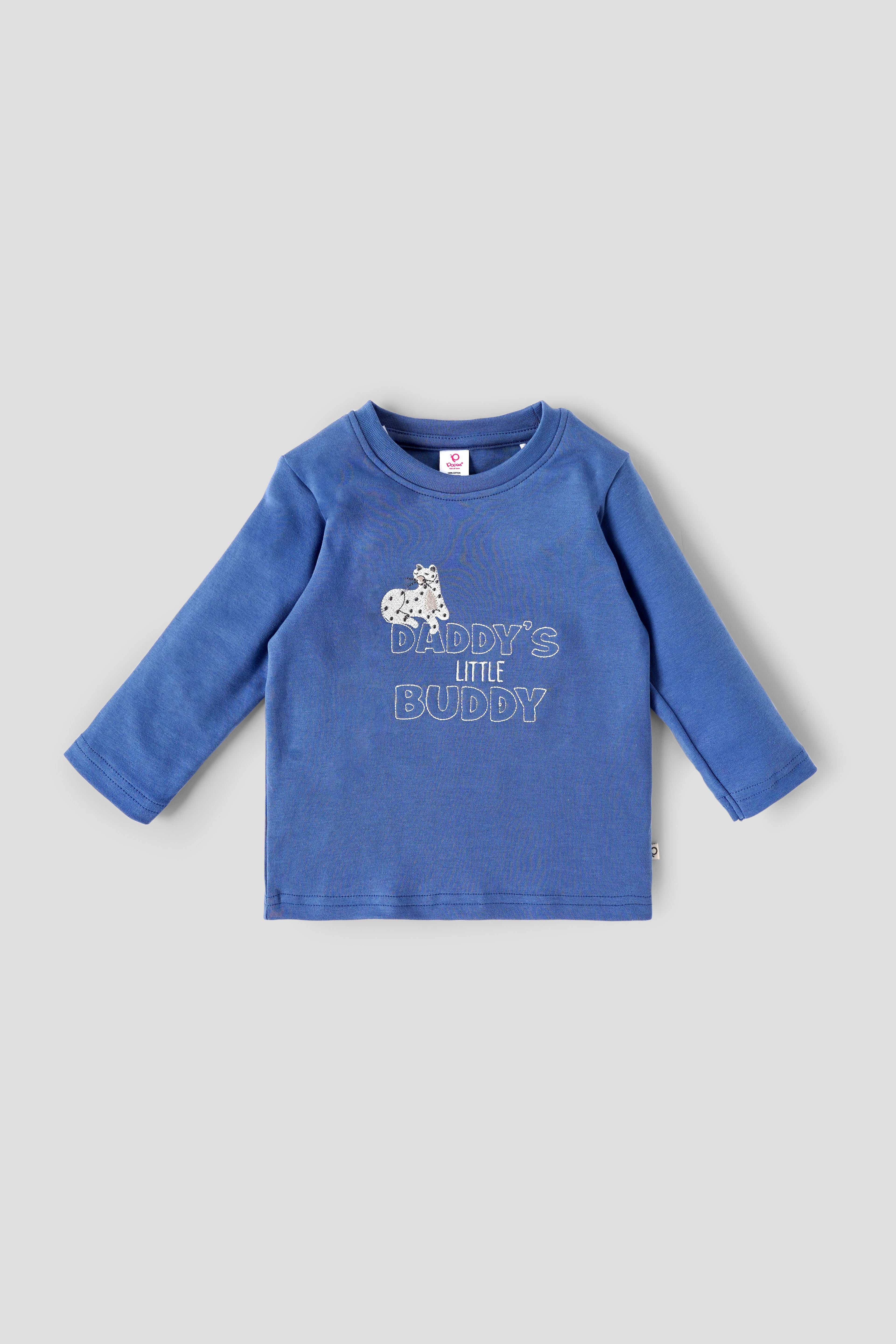 Popees Baby Boys Cotton Full Sleeve T-Shirt (9 Months–4 Years) |Soft Printed Casual Wear Top