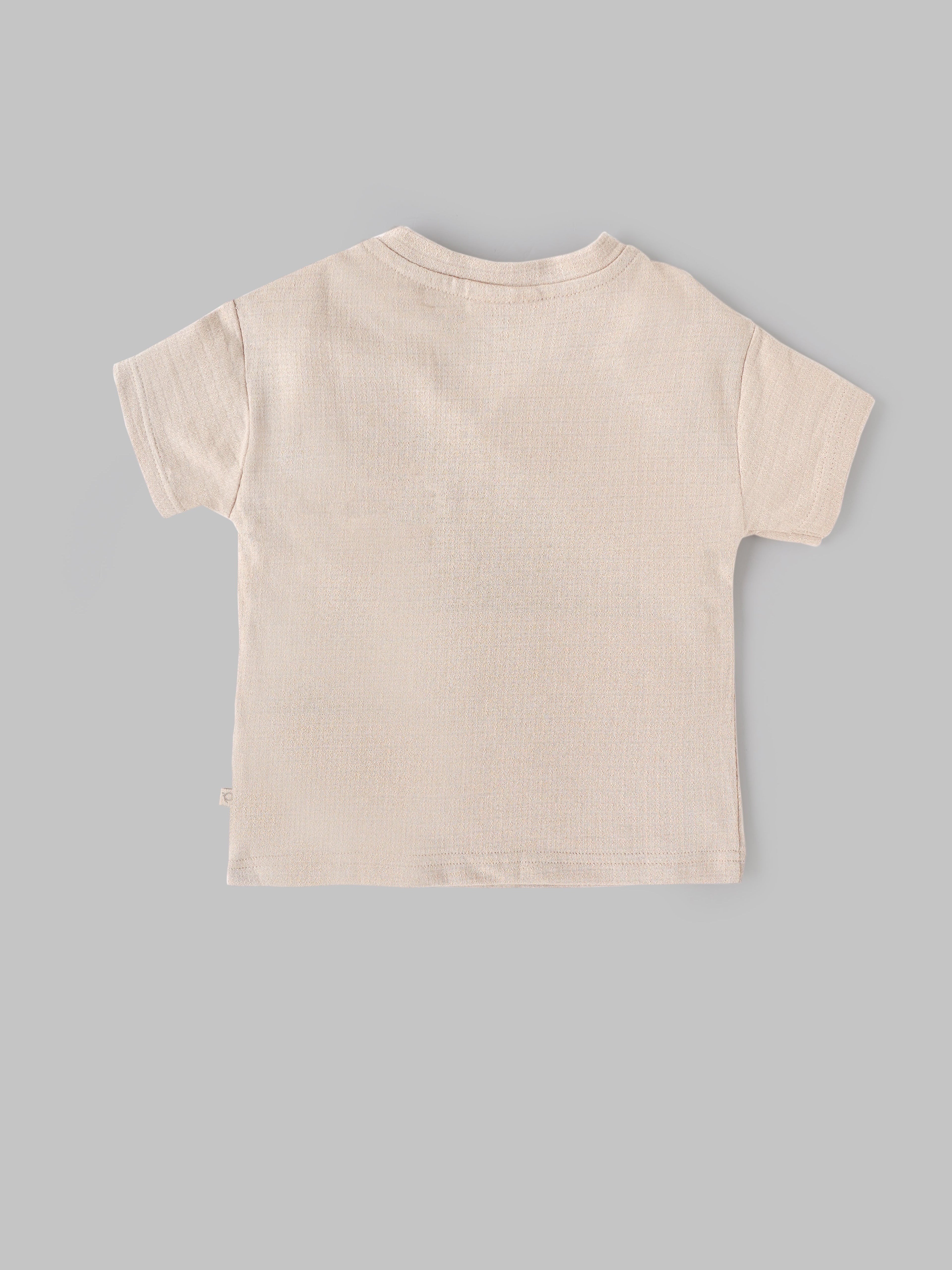 Popees Baby Boys Cotton T-Shirt, Short Sleeve Graphic Printed Casual Top |9 Months to 4 Years