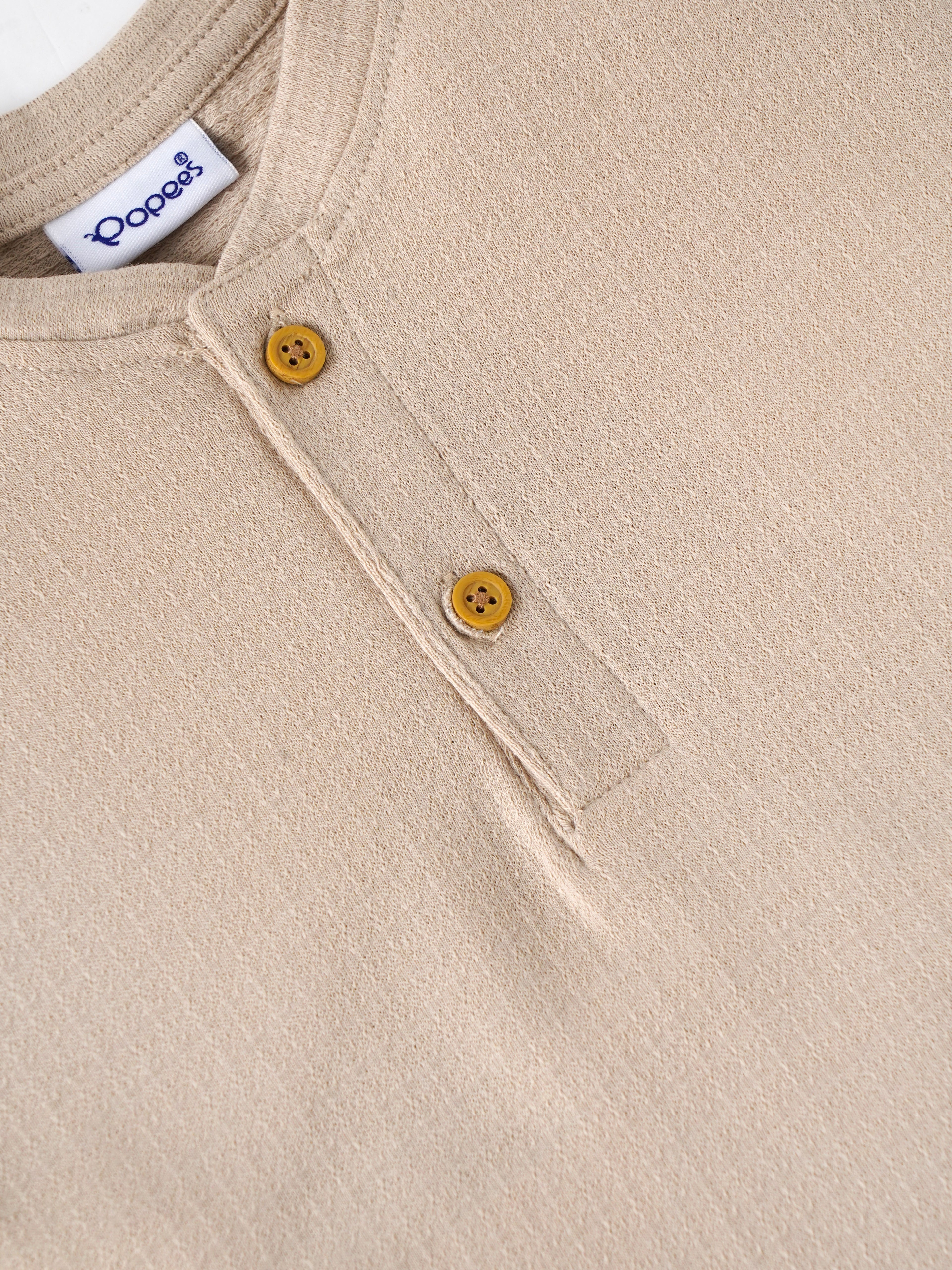 Popees Baby Boys Cotton T-Shirt, Short Sleeve Graphic Printed Casual Top |9 Months to 4 Years