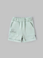 Popees Baby Boys Cotton Shorts Combo| 0–9 Months Soft Ribbed Fabric, Elastic Waist, Knee Length