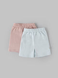 Popees Baby Cotton Shorts Combo Set|Soft Breathable Elastic Waist Infant Shorts |Newborn–9 Months