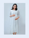 Nursing-Friendly  Maternity Dress