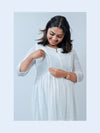 Nursing-Friendly  Maternity Dress