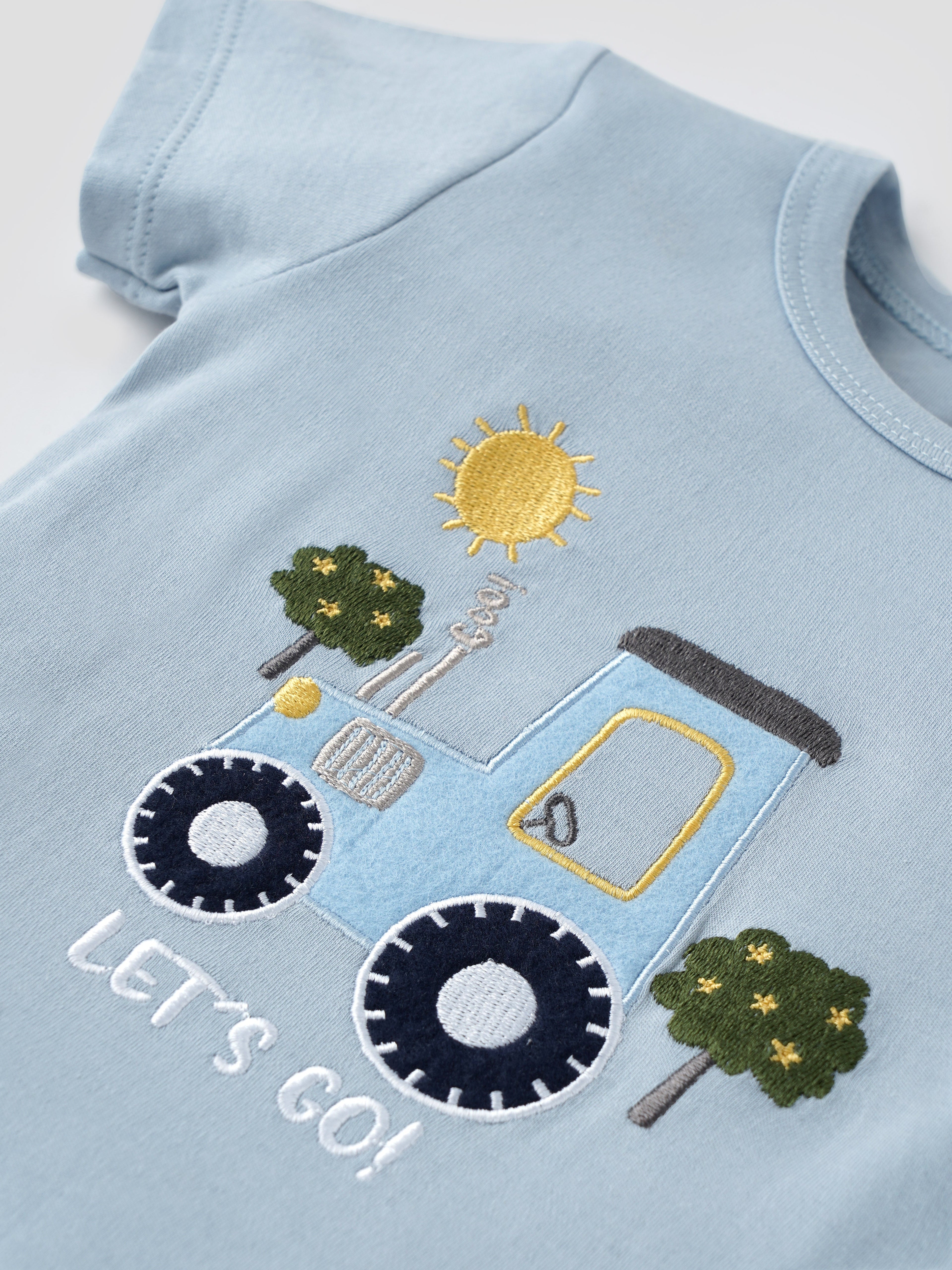 Popees Super Comfy Chest Printed T-shirt (3-24 Months) for Boys
