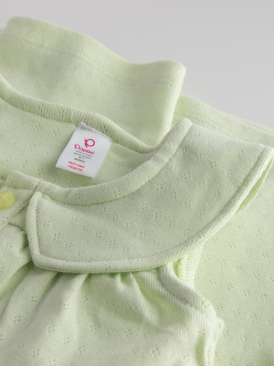 Comfy & Trendy Pointelle Dress for Newborn Girls