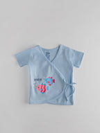 Popees Soft Cotton Side Tie Jhabla (0-6 Months) for Baby Girls