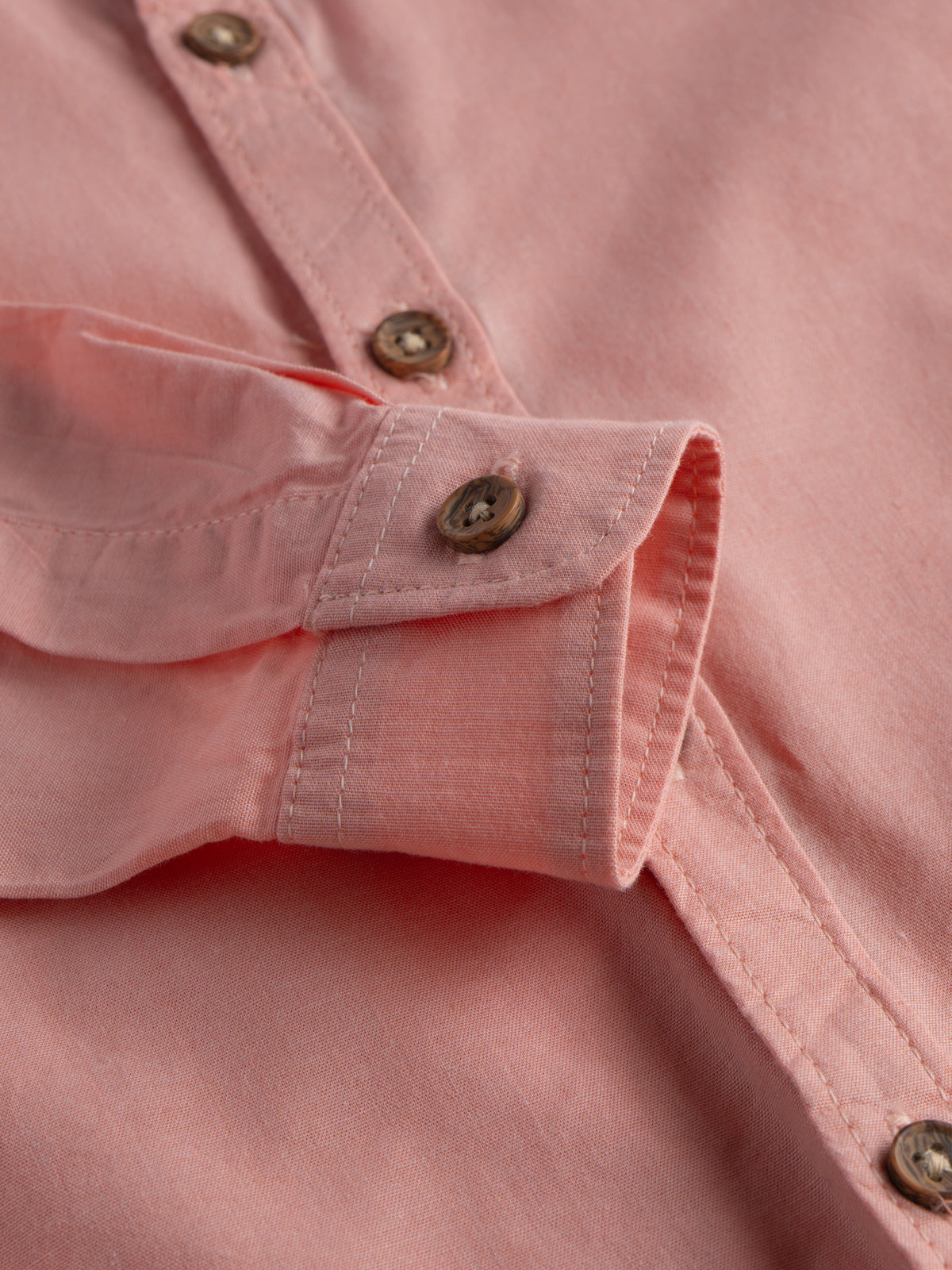 Popees Classic Cotton Full Sleeved Mandarine Collar Shirt (1-8 Years) for Boys