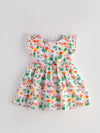 Stylish & Skin-friendly Floral Printed Dress for Girls