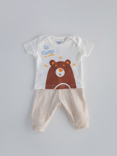 Comfy & Cute Coordinated Set for Newborn Boys