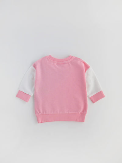 Trendy Cut And Sew Sweater for Girls