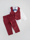 Stylish Party-wear Corduroy Coordinated Set for Boys