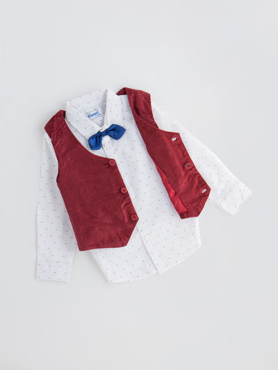 Stylish Party-wear Corduroy Coordinated Set for Boys