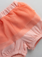 Trendy & Comfy Bodysuit And Meshed Bloomer Cord Set for Girls