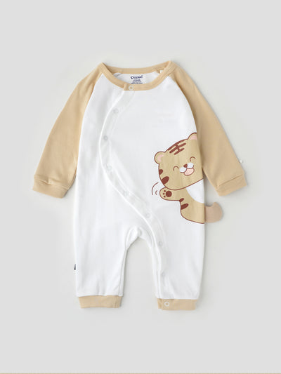 Comfy & Cute Printed Full Sleeve Romper for Newborn