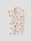 Stylish All Over Printed  Pyjama Set for Girls