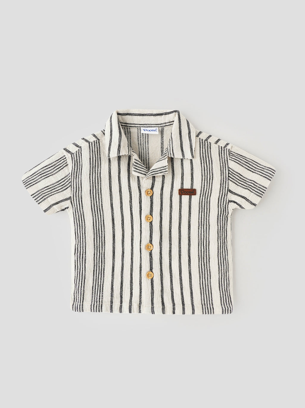 Popees Stylish Striped Half Sleeve Shirt (3-36 Months) for Boys