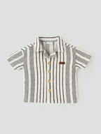 Popees Stylish Striped Half Sleeve Shirt (3-36 Months) for Boys