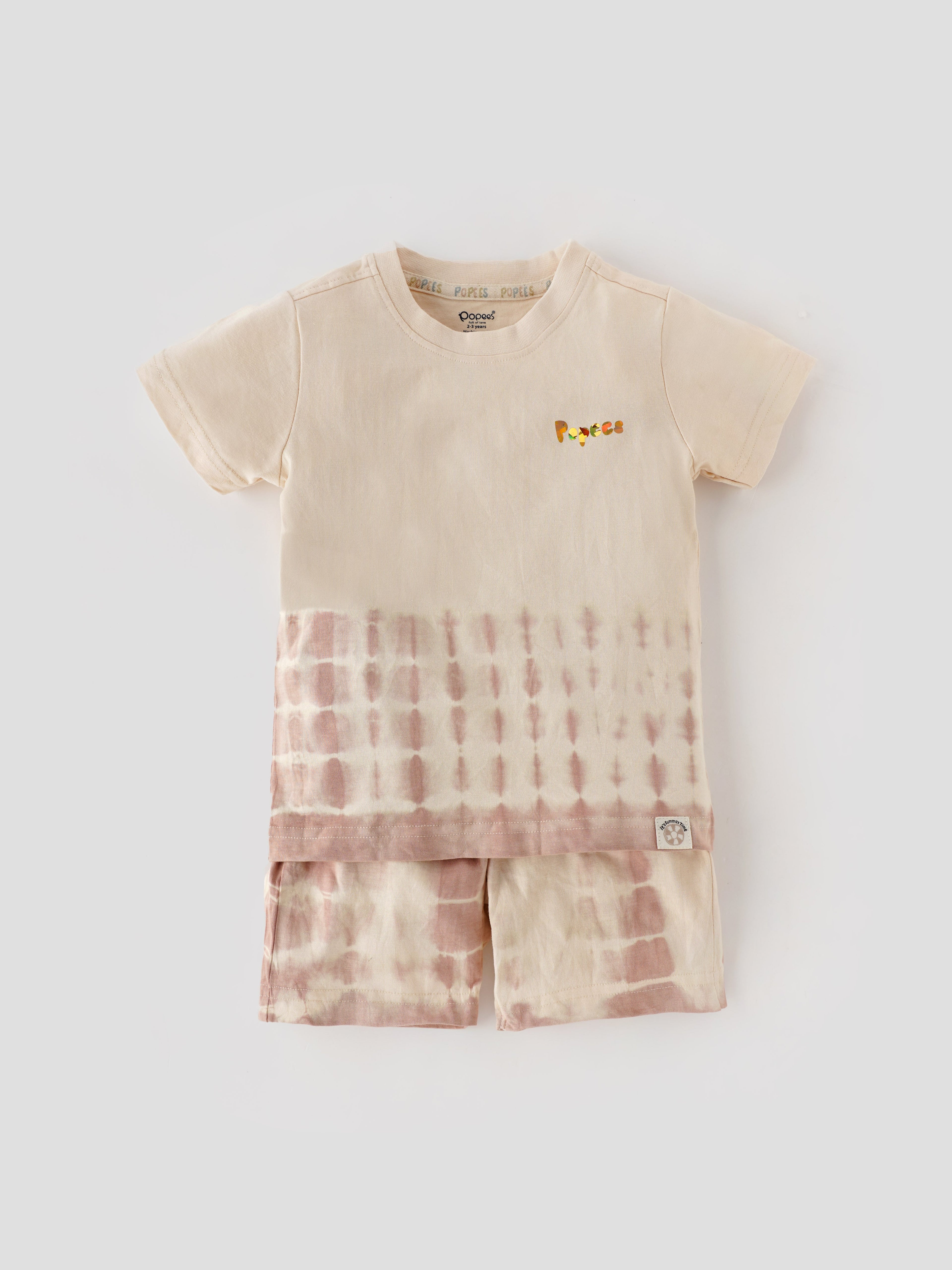 Popees Trendy Tie-Dye T-Shirt & Shorts Co-ord Set (1–8 Years) for Boys