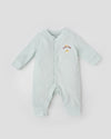 Stylish & Skin-friendly Full Sleeve Rib Romper for Newborn Baby