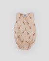 Comfy & Cute Printed Muslin Bodysuit for Boys