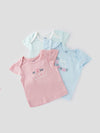 Super Comfy Tops Combo Set for Justborn Girls-3PCS