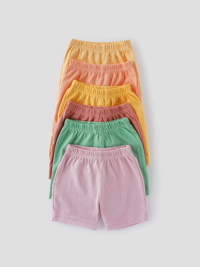 Skin Friendly Shorts Combo for Unisex - 6PCS