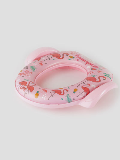 Comfortable Potty Seat With Flamingo Print for Babies