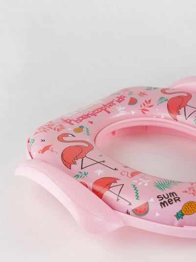 Comfortable Potty Seat With Flamingo Print for Babies