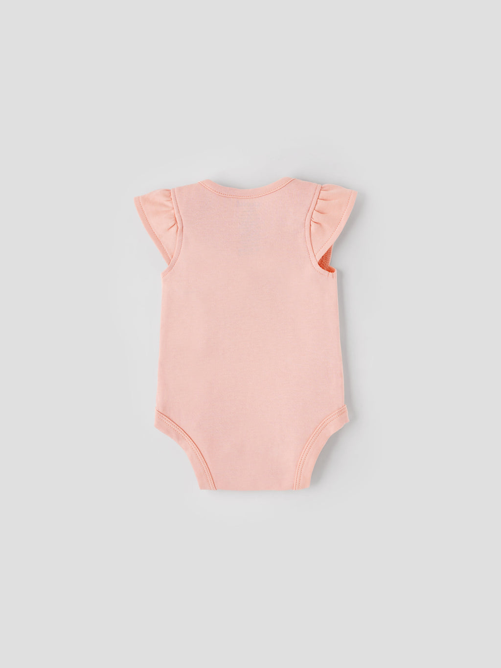 Popees Short Sleeve Bodysuit (0-6 Months) for Newborn Girls