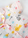 Stylish All Over Printed  Pyjama Set for Girls