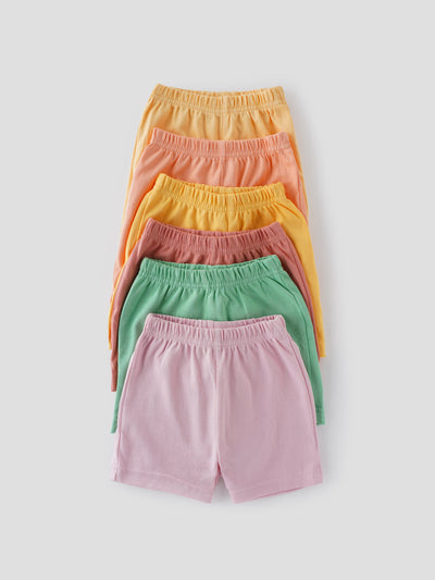 Skin Friendly Shorts Combo for Unisex - 6PCS