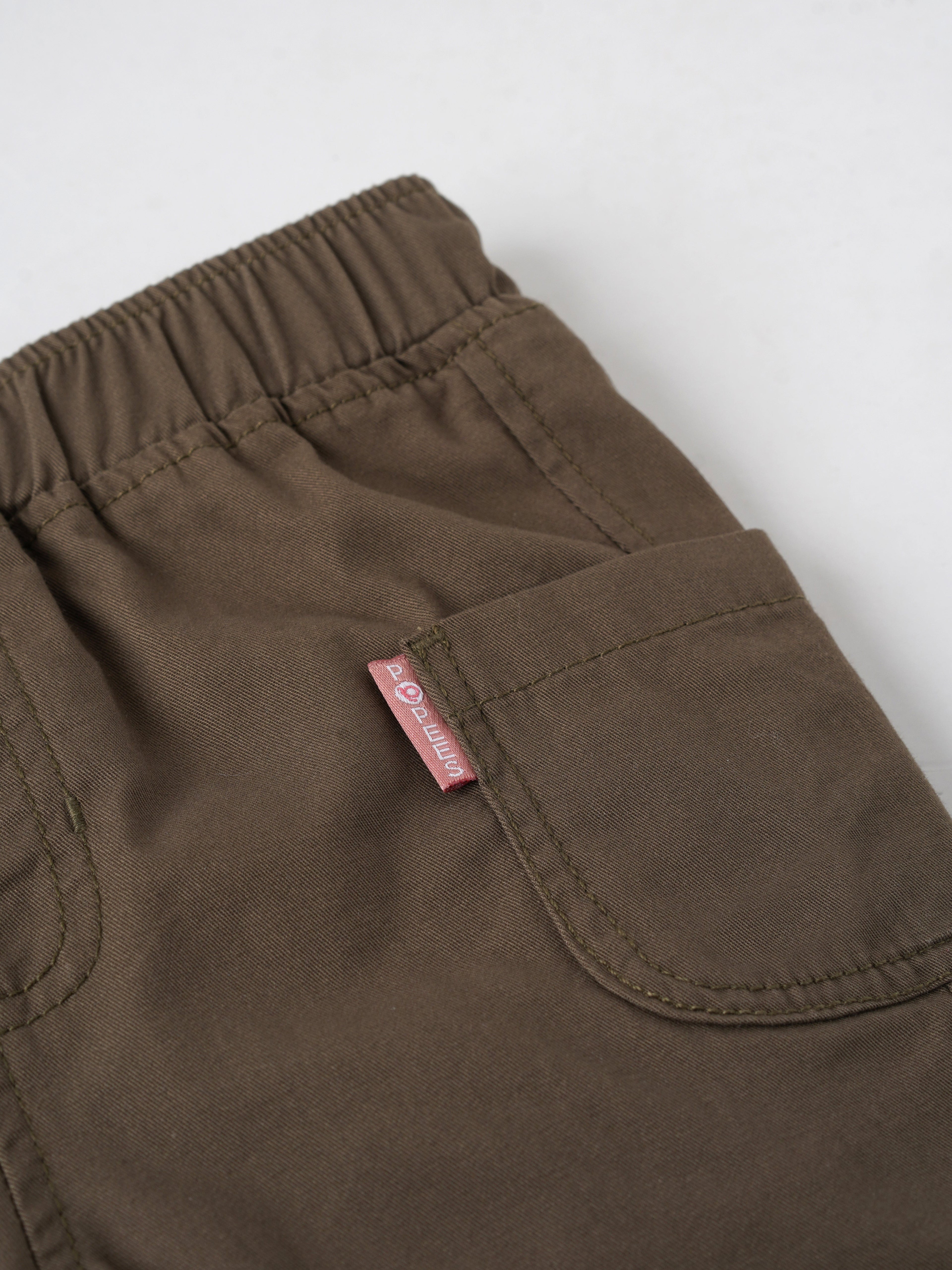 Popees Comfortable Double Pocket Cotton Fabric Shorts (3–36 months) for Boys