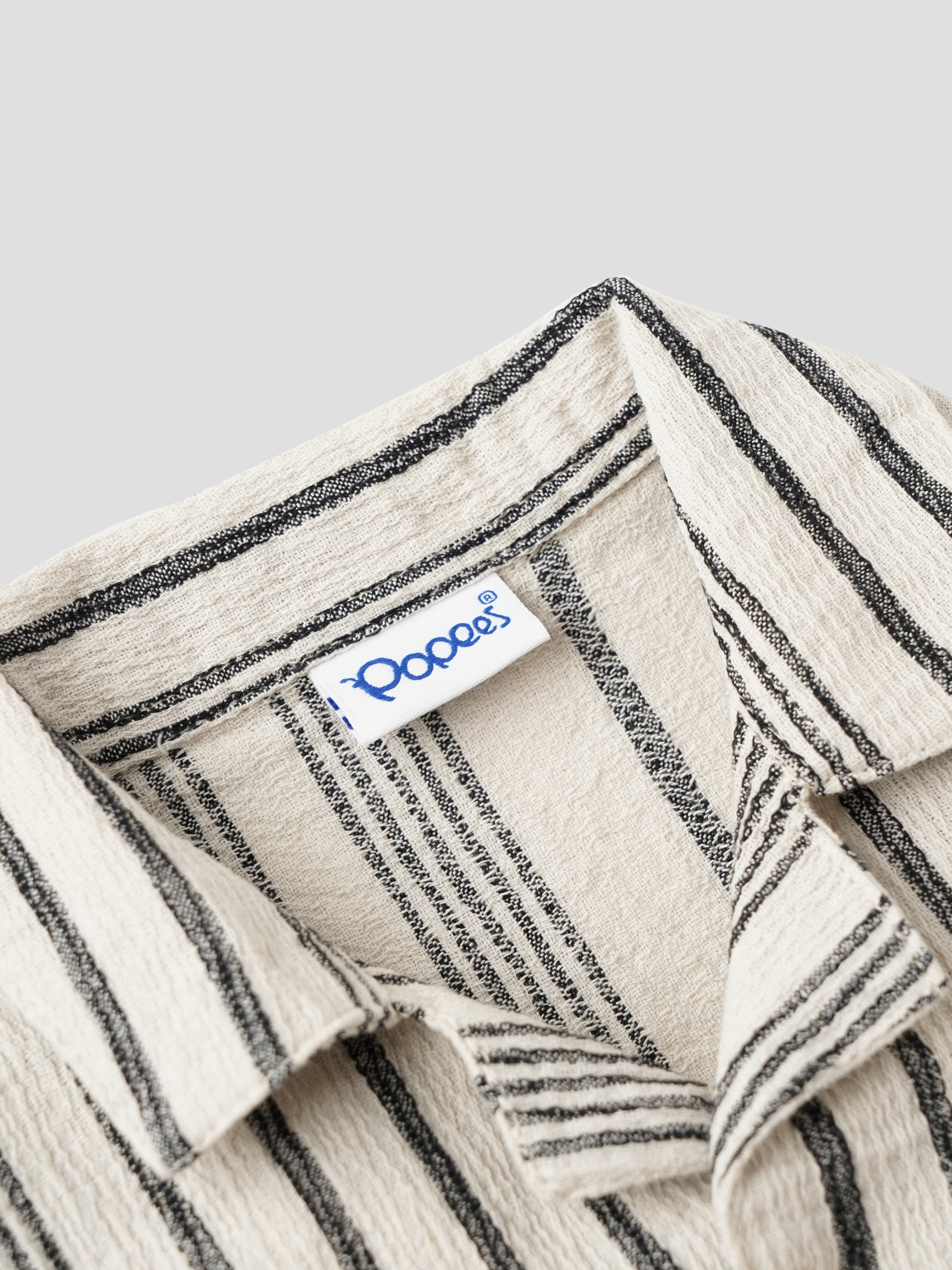 Popees Stylish Striped Half Sleeve Shirt (3-36 Months) for Boys