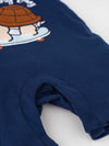 Stylish & Adorable Embroidered Dungaree With T-Shirt Set for Boys