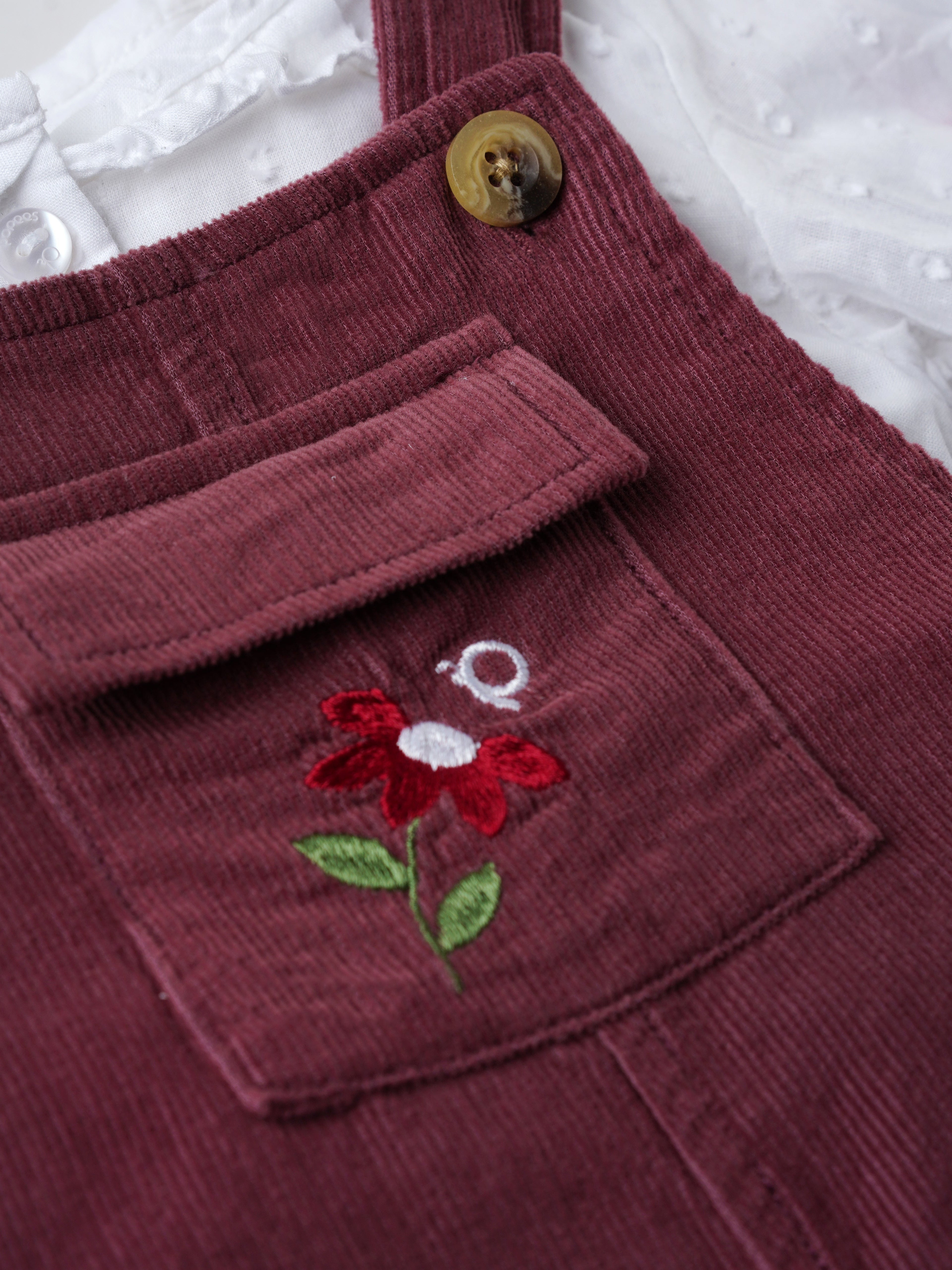 Popees Comfy & Trendy Dungaree Party Wear Set (3-24 Months) for Girls